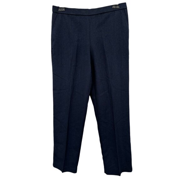 Briggs New York Women's Black Blue Slimming Solution Pull-On Pants Size 12 - Picture 1 of 9